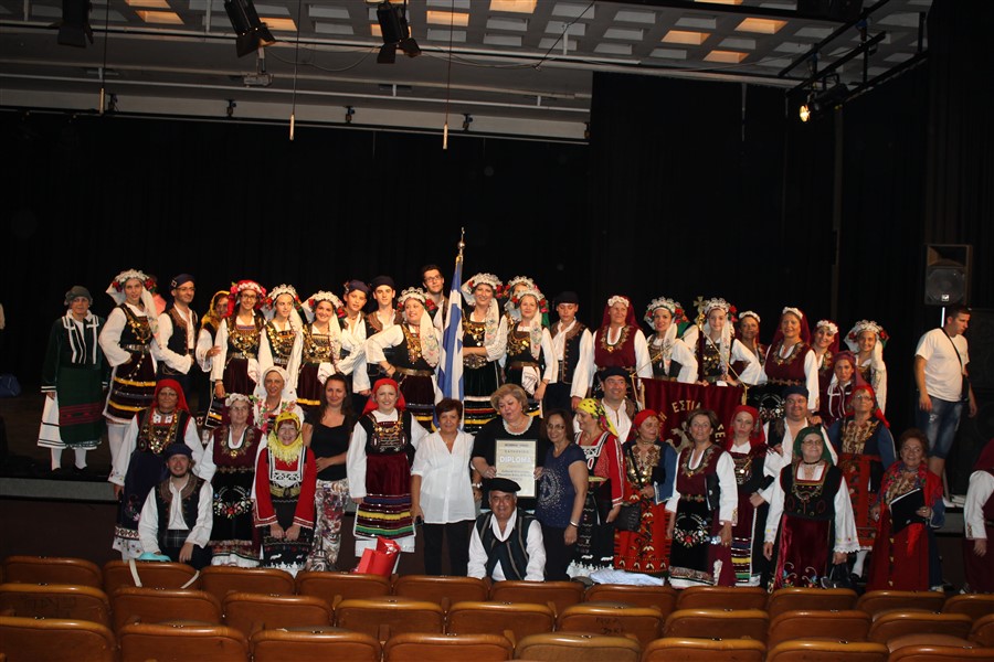 Συμμετοχή σε φεστιβάλ στο Βελιγράδι, με χορευτικό και χορωδία, έτος 2013